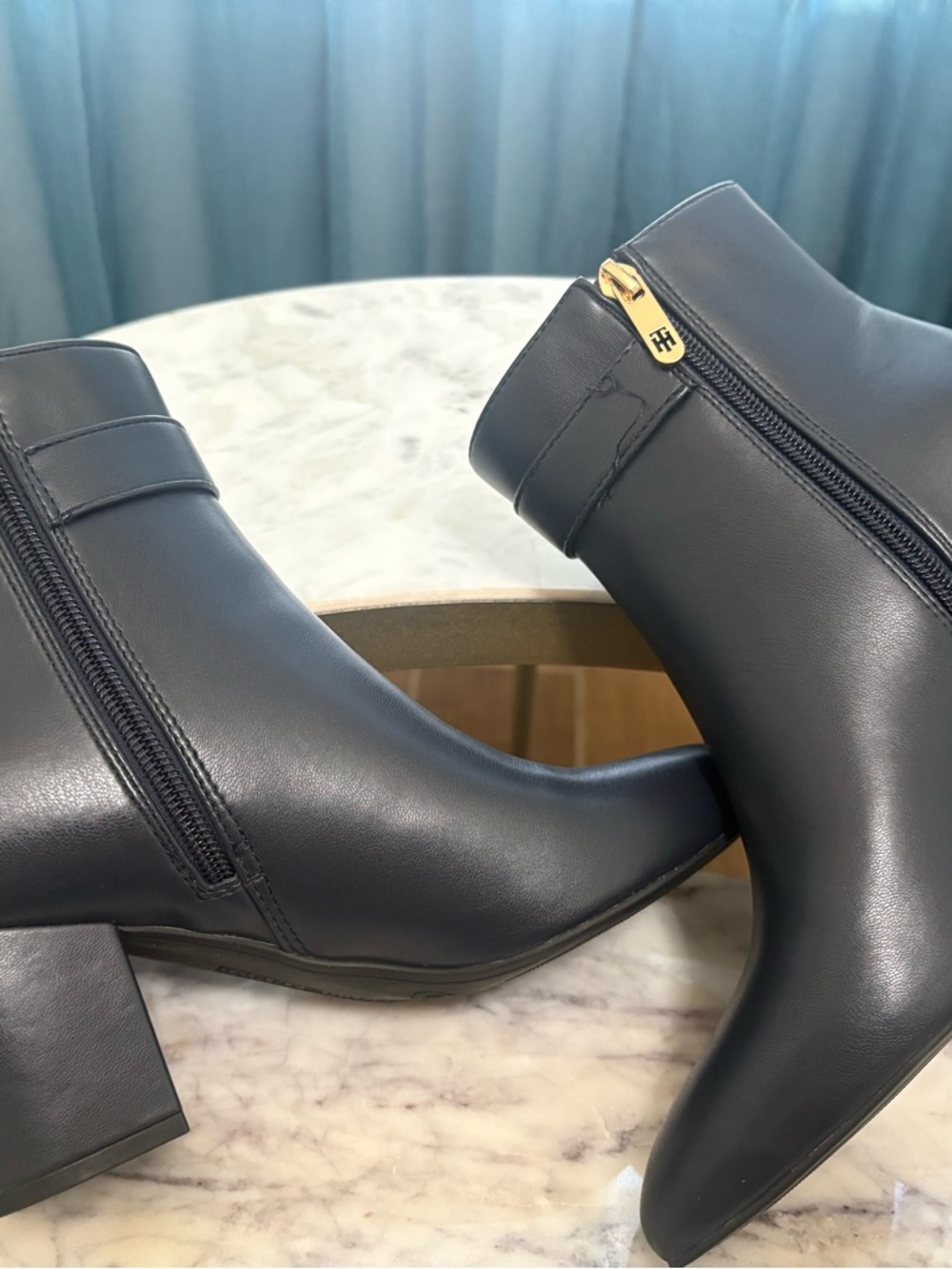 Tommy Hilfiger Dark Navy Herxi ankle boots - Picture 8 of 11